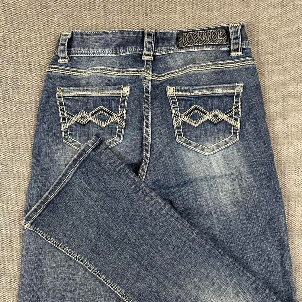 Y2k Rock & Roll mid rise bootcut denim jeans